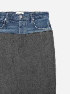 FRAME Le Mix Midaxi Skirt in Malibu Herringbone<Women Skirts & Shorts