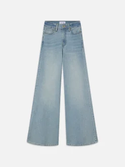 FRAME Le Palazzo Crop in Blue Springs<Women Wide Leg