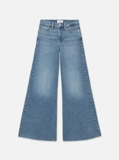 FRAME Le Palazzo Crop in Daphne Blue<Women Wide Leg