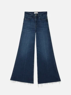 FRAME Le Palazzo Crop Raw Fray in<Women Wide Leg