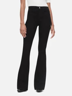FRAME Le Pixie High Flare in Film Noir<Women Flare|Petite