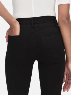FRAME Le Pixie High Flare in Film Noir<Women Flare|Petite