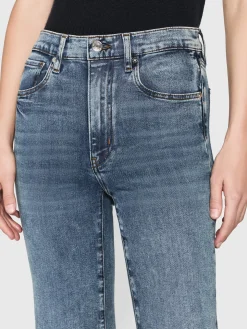 FRAME Le Sleek Straight in Rowley Raw Fray<Women Straight