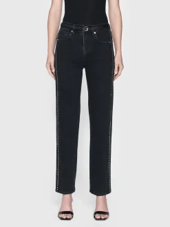 FRAME Le Sleek Straight Studded in<Women Straight