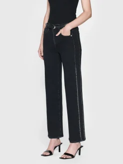 FRAME Le Sleek Straight Studded in<Women Straight