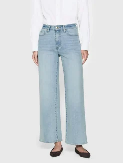 FRAME Le Slim Palazzo in Blue Springs<Women Wide Leg