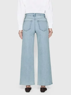 FRAME Le Slim Palazzo in Blue Springs<Women Wide Leg