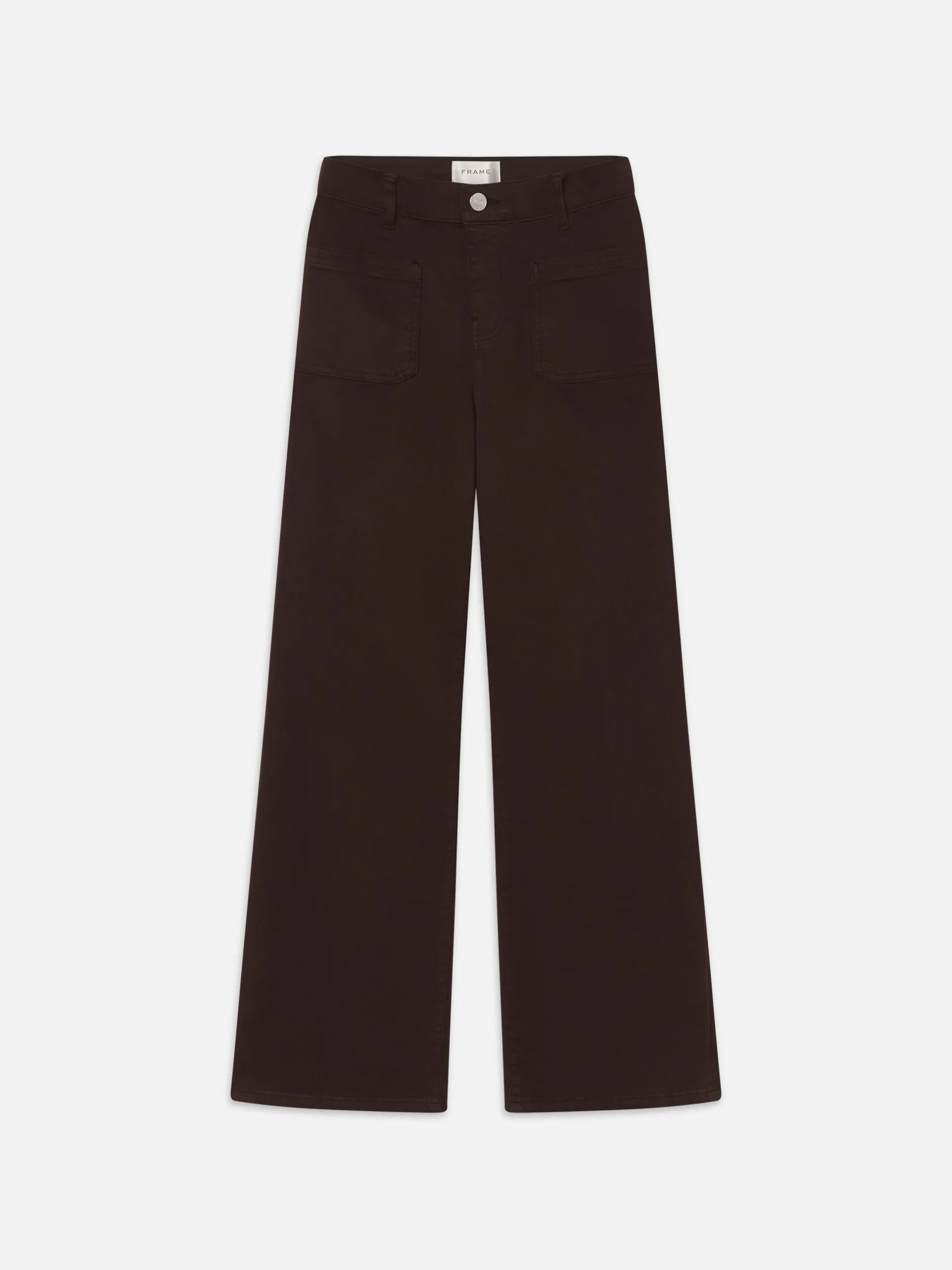 FRAME Le Slim Palazzo Bardot Pocket in<Women Wide Leg