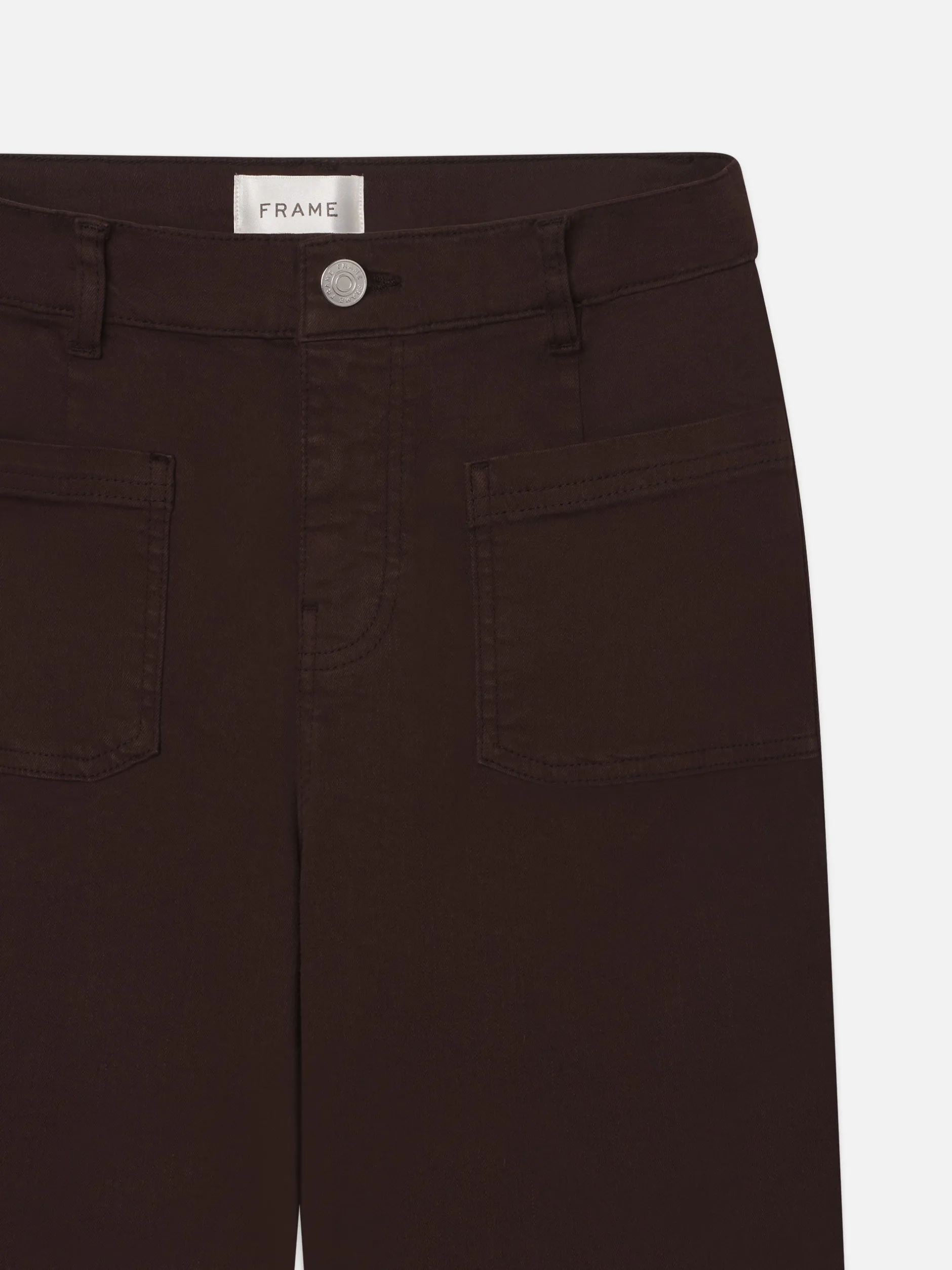 FRAME Le Slim Palazzo Bardot Pocket in<Women Wide Leg