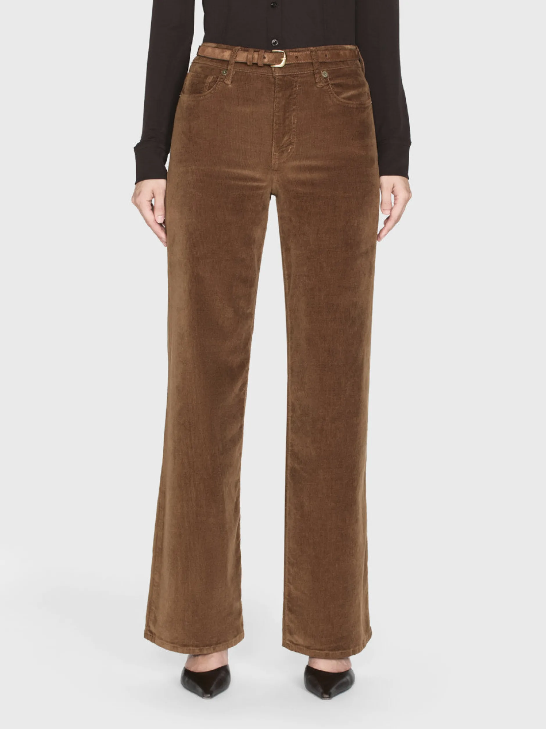 FRAME Le Slim Palazzo Corduroy in<Women Pants