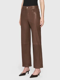 FRAME Le Slim Palazzo Leather in<Women Leather & Suede|Pants