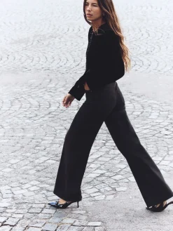 FRAME Le Slim Palazzo Long in<Women Wide Leg|Long