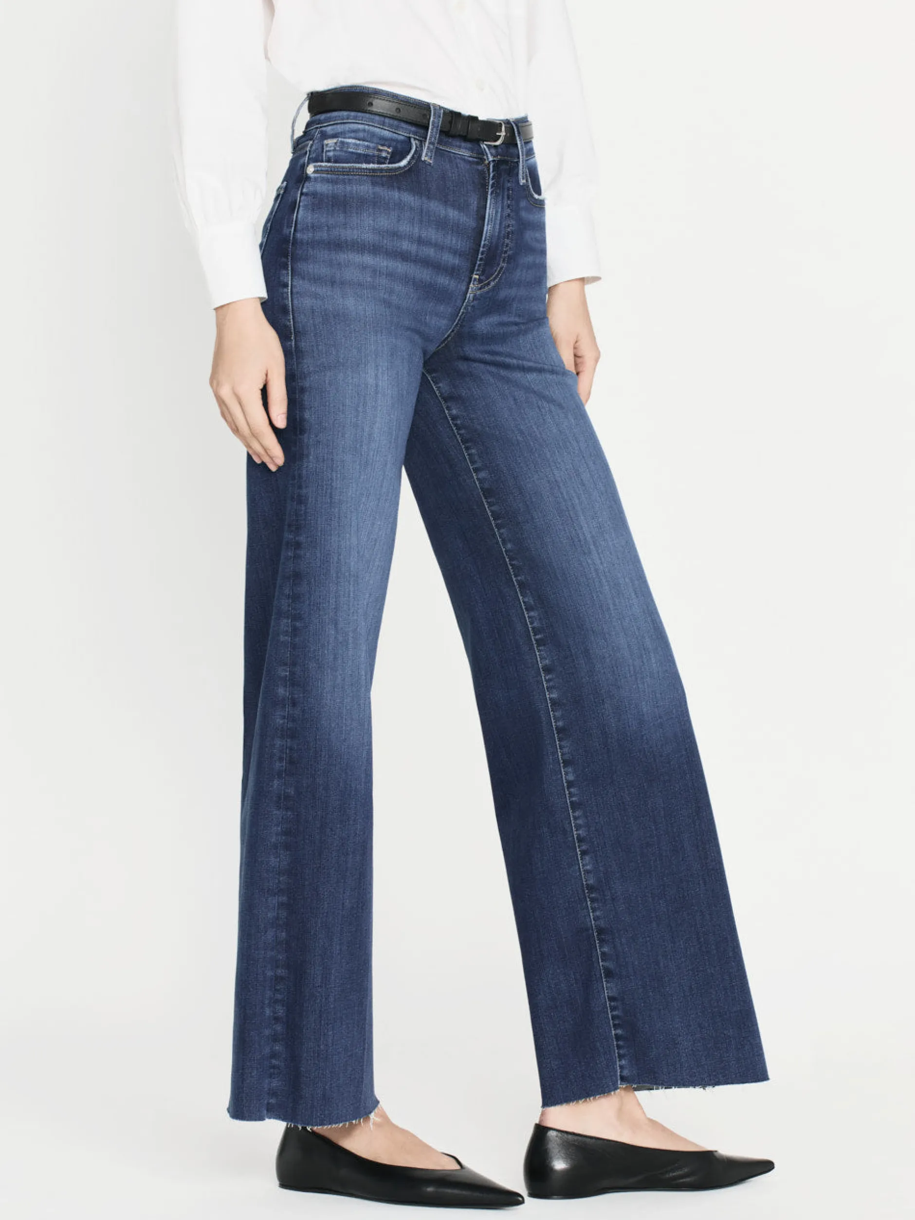 FRAME Le Slim Palazzo Raw After in<Women Wide Leg