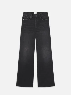 FRAME Le Slim Palazzo Raw Fray in<Women Wide Leg
