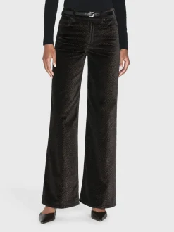 FRAME Le Slim Palazzo Velveteen in<Women Wide Leg