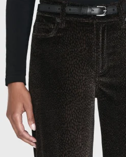 FRAME Le Slim Palazzo Velveteen in<Women Wide Leg