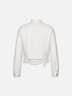FRAME Le Vintage Jacket in White Rips<Women Jackets & Coats