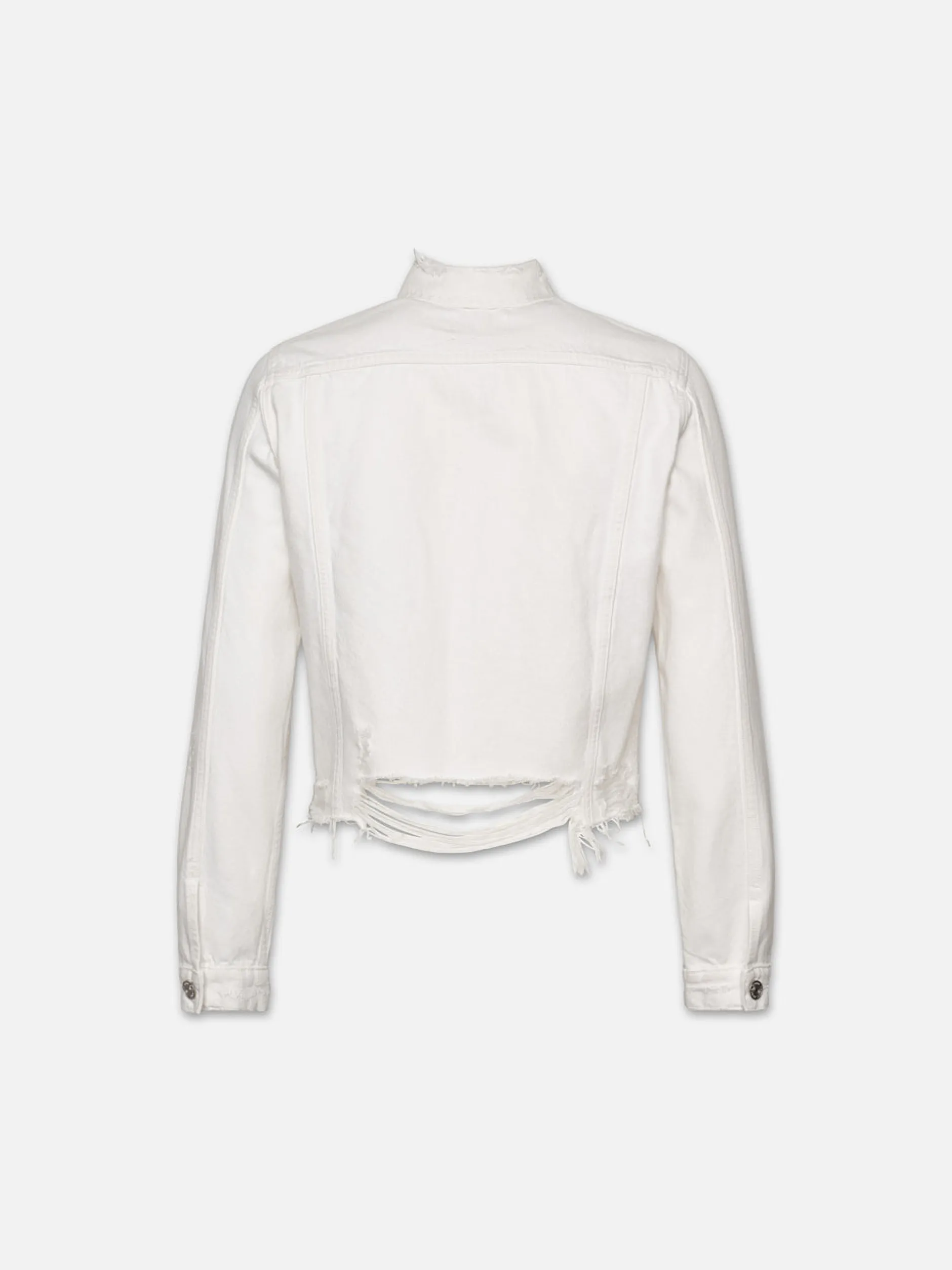 FRAME Le Vintage Jacket in White Rips<Women Jackets & Coats