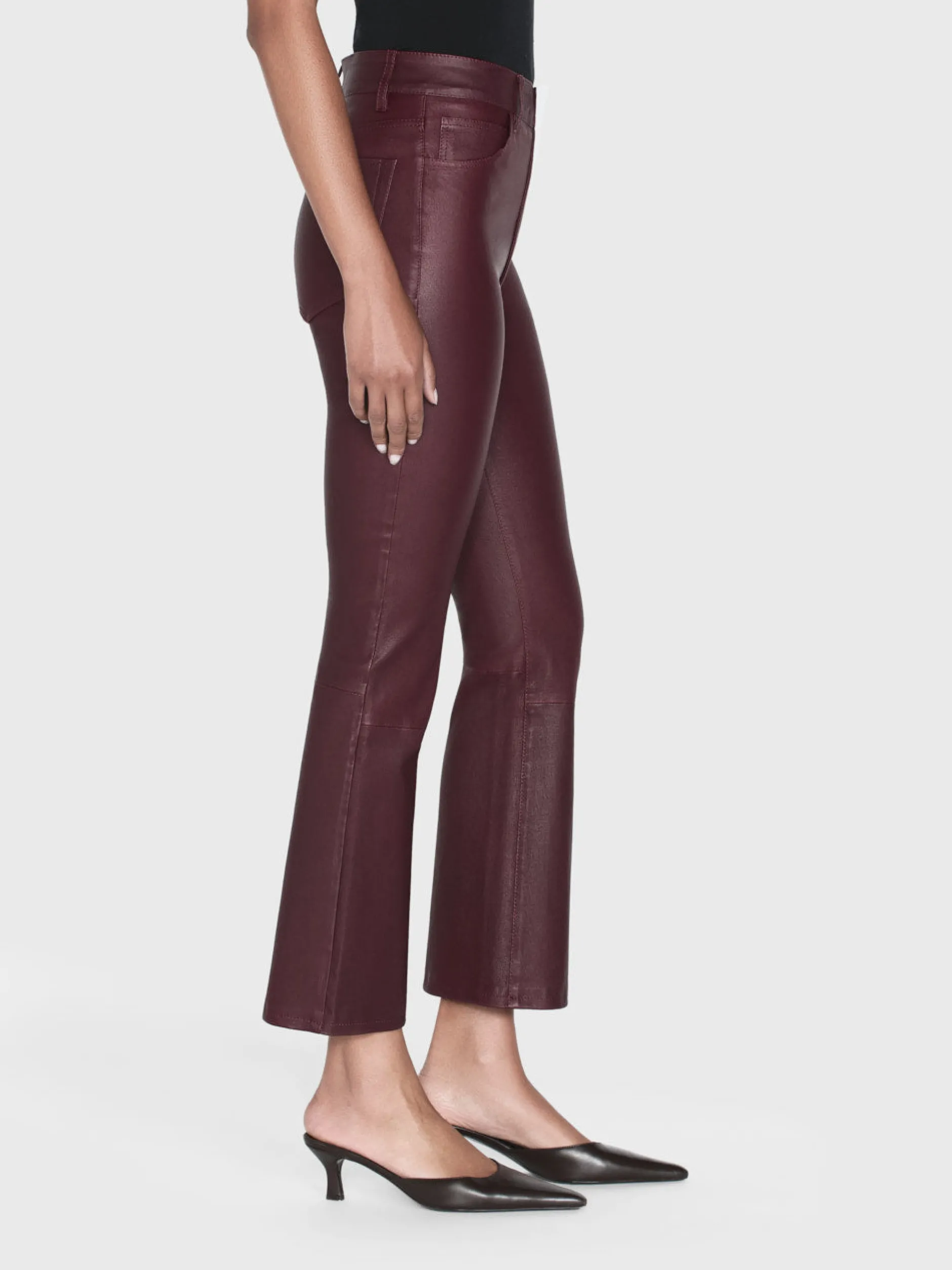 FRAME Leather Le Crop Mini Boot in<Women Leather & Suede|Pants