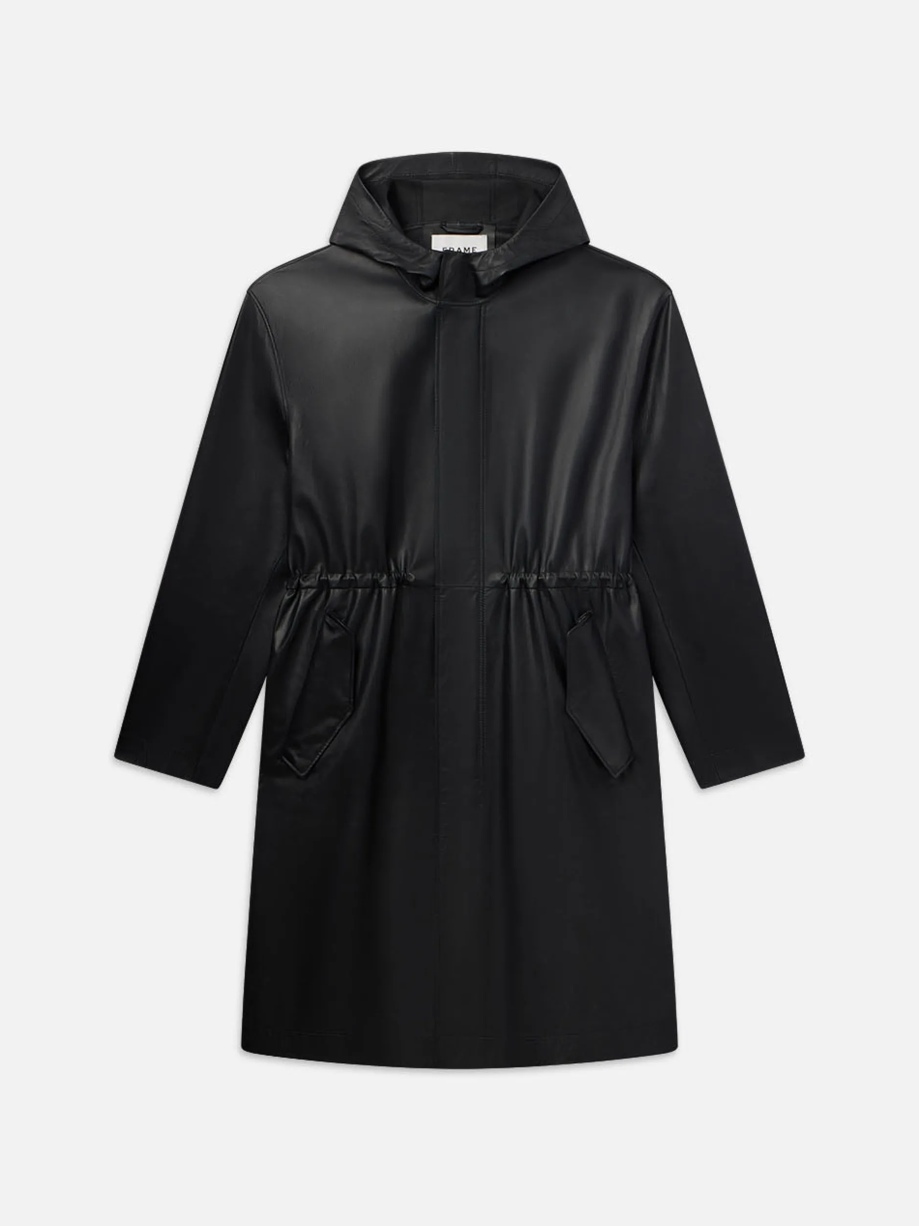 FRAME Leather Parka in< Leather & Suede|Jackets & Coats