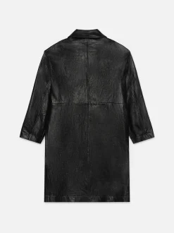 FRAME Leather Parka in< Leather & Suede|Jackets & Coats