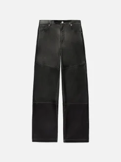 FRAME Leather Trouser in< Leather & Suede|Pants & Shorts