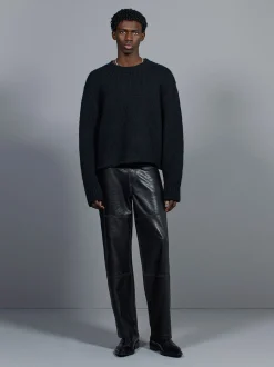 FRAME Leather Trouser in< Leather & Suede|Pants & Shorts