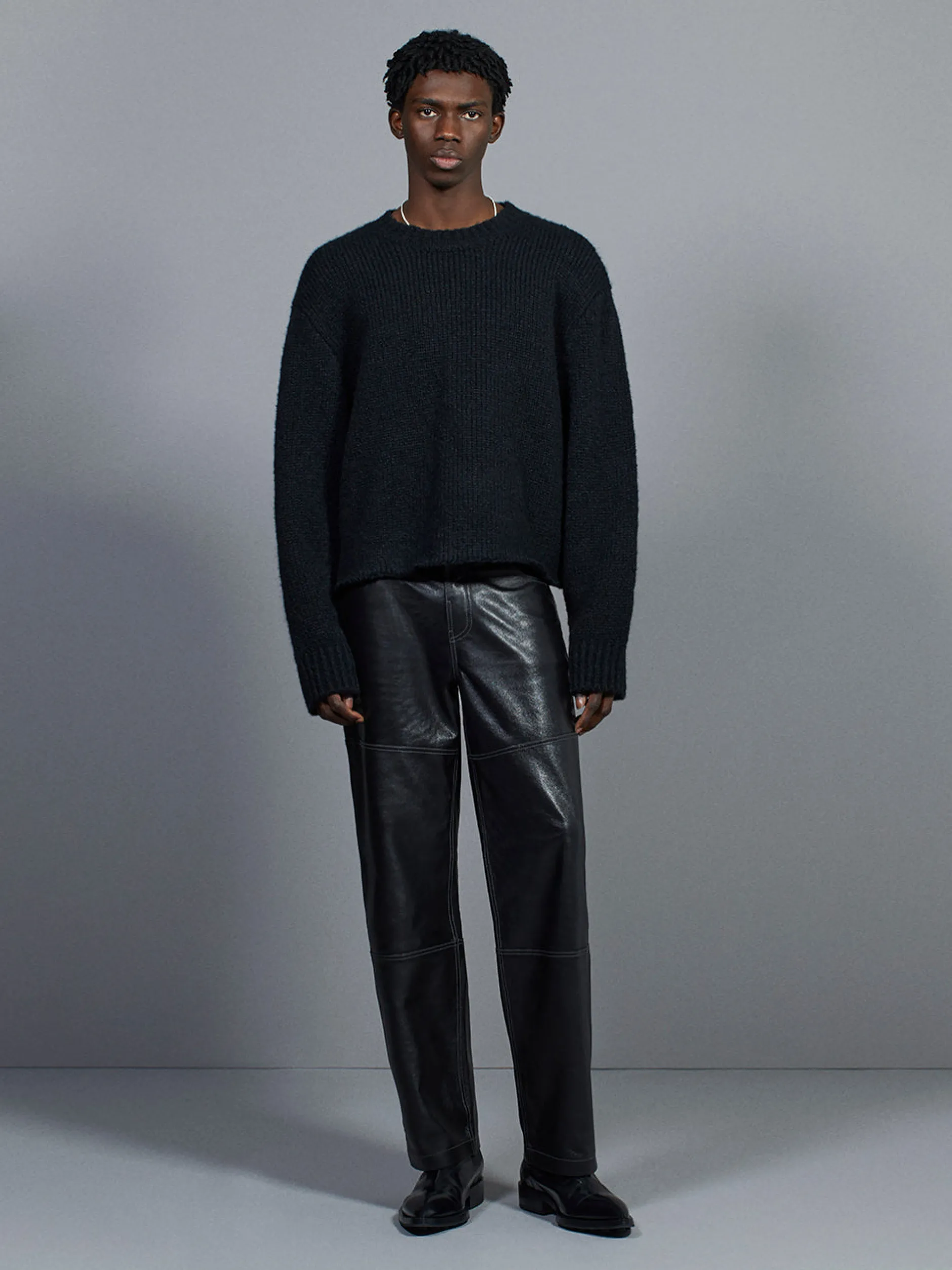 FRAME Leather Trouser in< Leather & Suede|Pants & Shorts