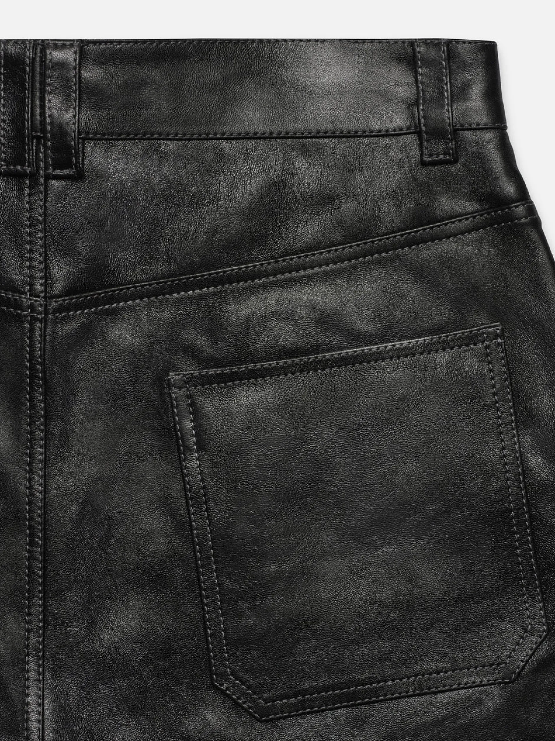 FRAME Leather Trouser in< Leather & Suede|Pants & Shorts