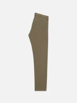 FRAME L'Homme Slim Brushed Twill in Bay Leaves< Slim