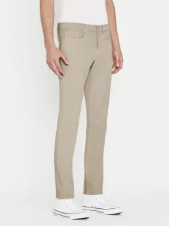 FRAME L'Homme Slim Brushed Twill in Mineral Grey< Slim