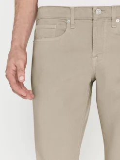 FRAME L'Homme Slim Brushed Twill in Mineral Grey< Slim