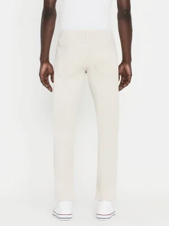FRAME L'Homme Slim Brushed Twill in Milk Beige< Slim|Pants & Shorts