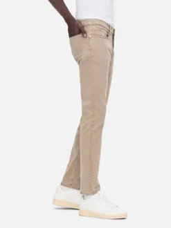 FRAME L'Homme Slim Brushed Twill in Stone Beige< Slim|Pants & Shorts