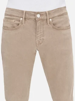 FRAME L'Homme Slim Brushed Twill in Stone Beige< Slim|Pants & Shorts