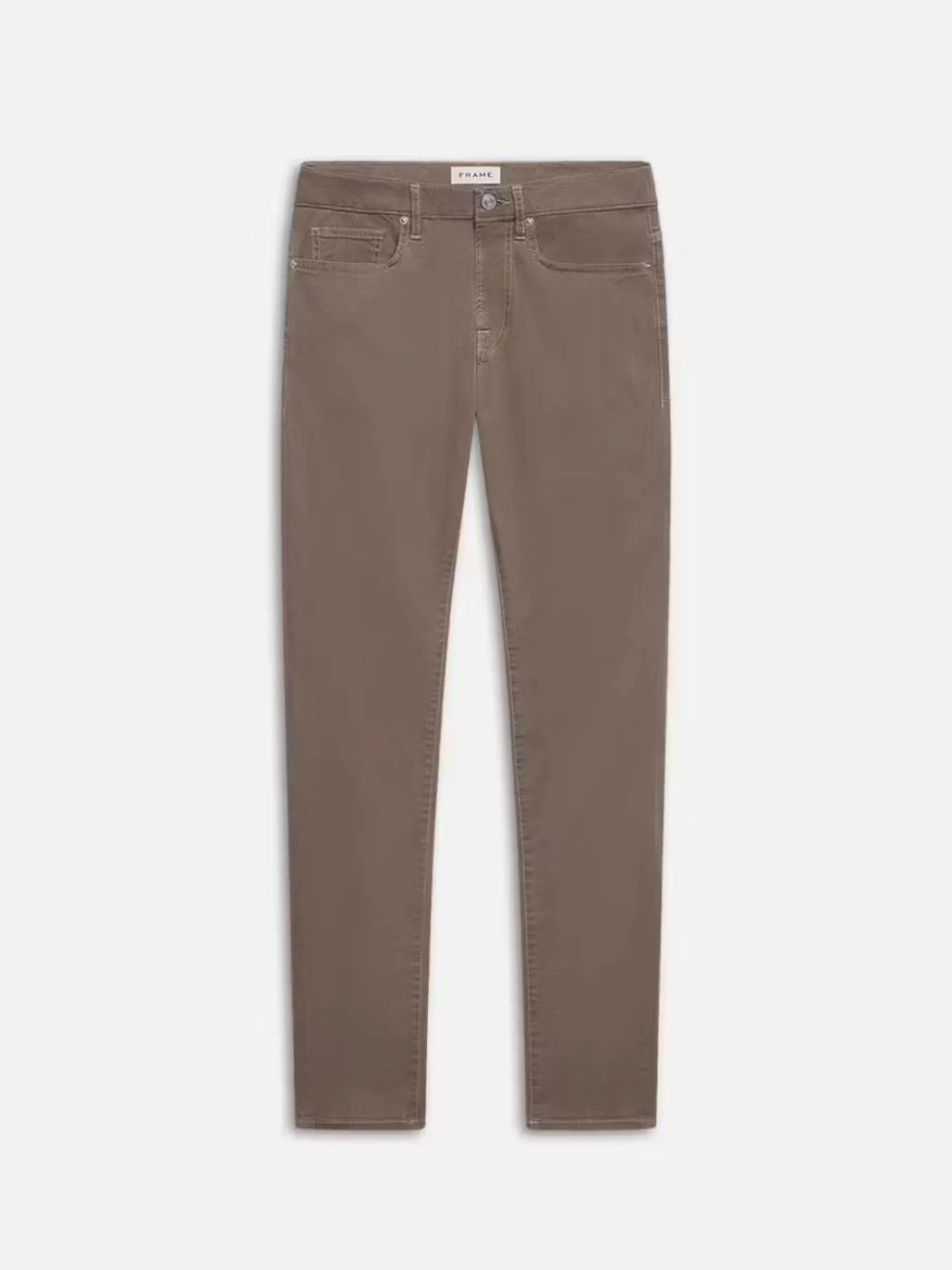 FRAME L'Homme Slim Brushed Twill in Dusty Grey< Slim
