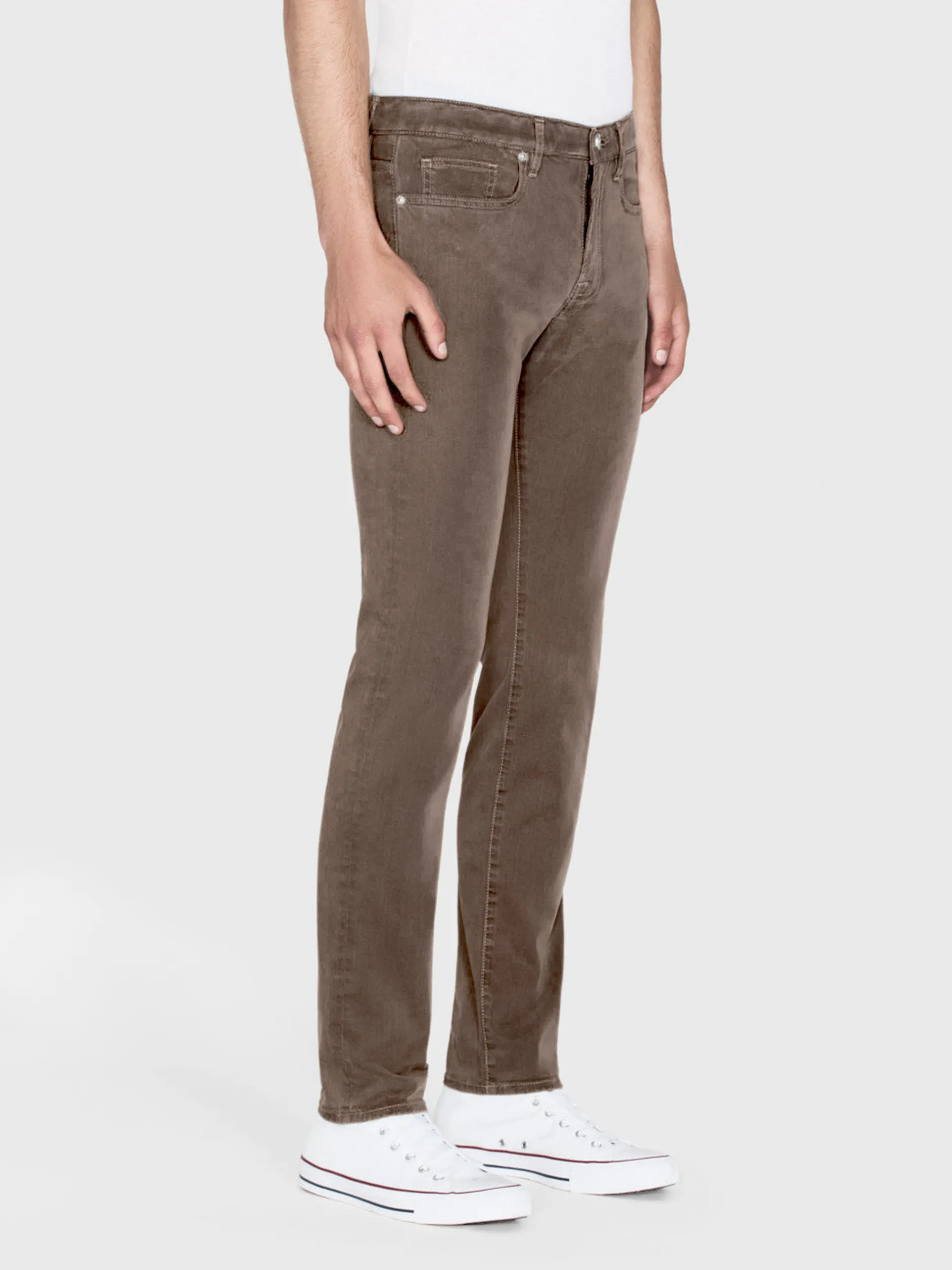 FRAME L'Homme Slim Brushed Twill in Dusty Grey< Slim