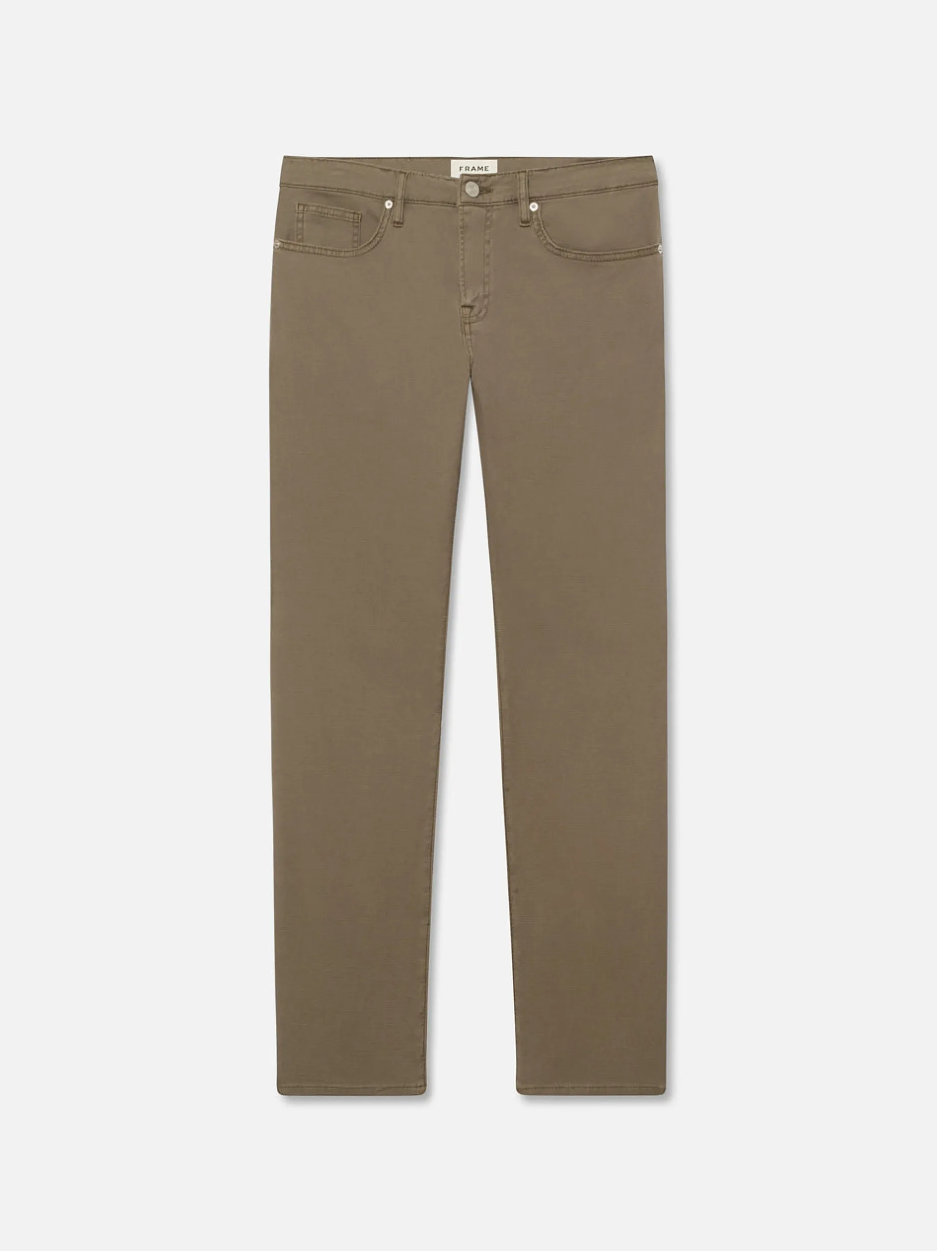 FRAME L'Homme Slim Lightweight Twill in Garage Dry Sage< Slim