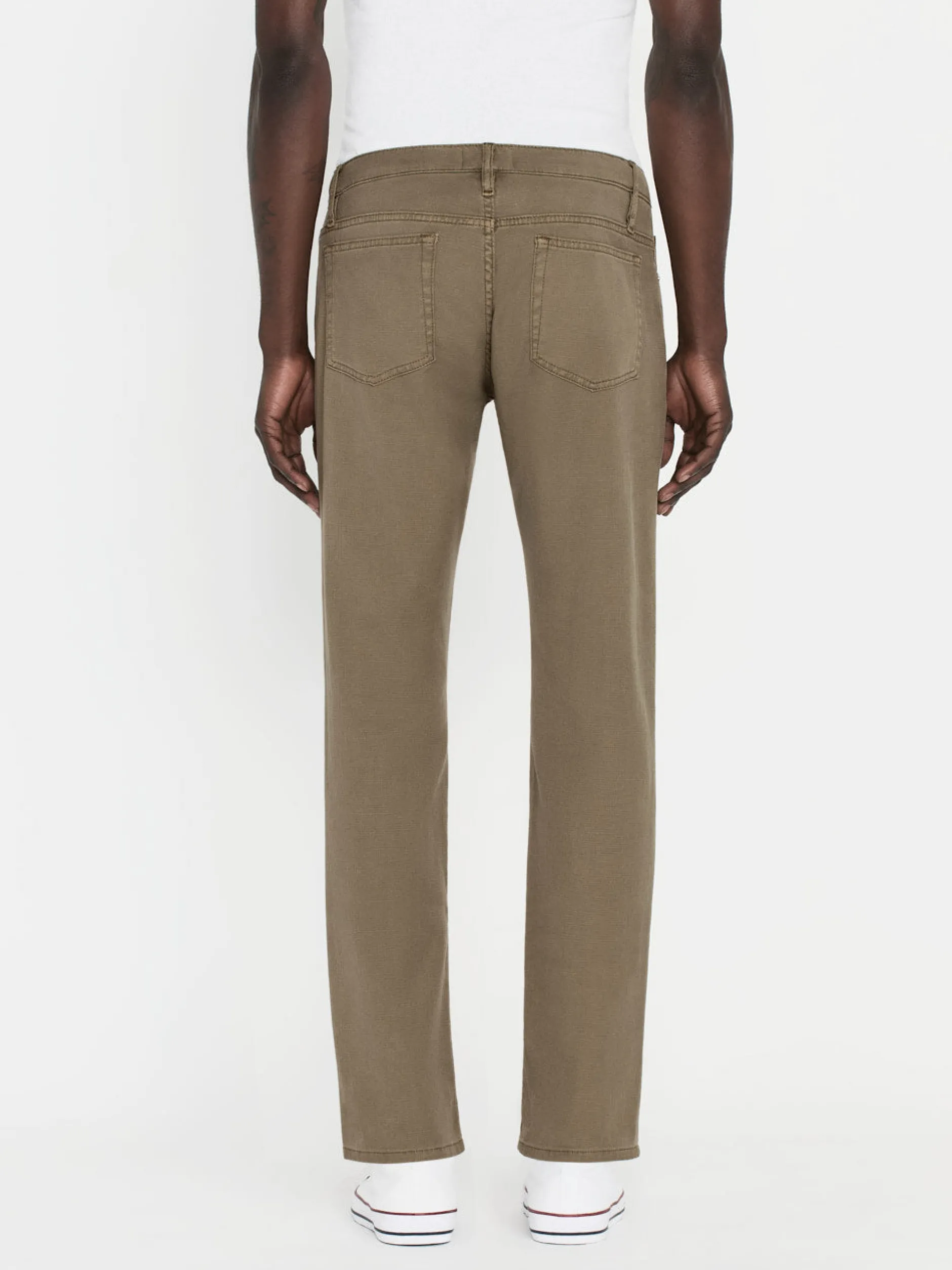 FRAME L'Homme Slim Lightweight Twill in Garage Dry Sage< Slim