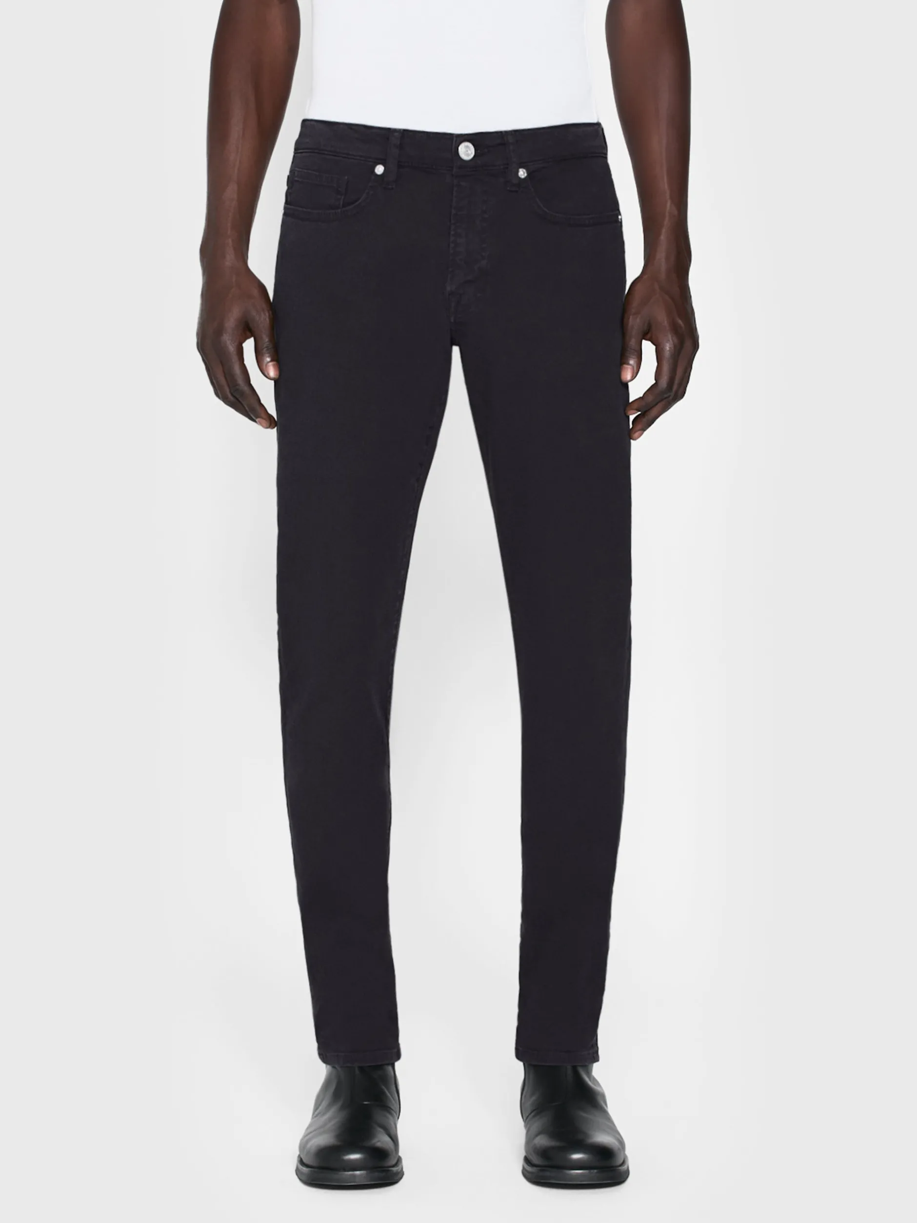 FRAME L'Homme Slim Twill in Dark Gray< Slim