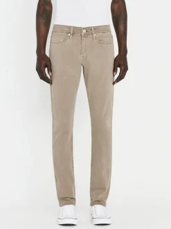 FRAME L'Homme Slim Twill in Garage Grime< Slim|Pants & Shorts