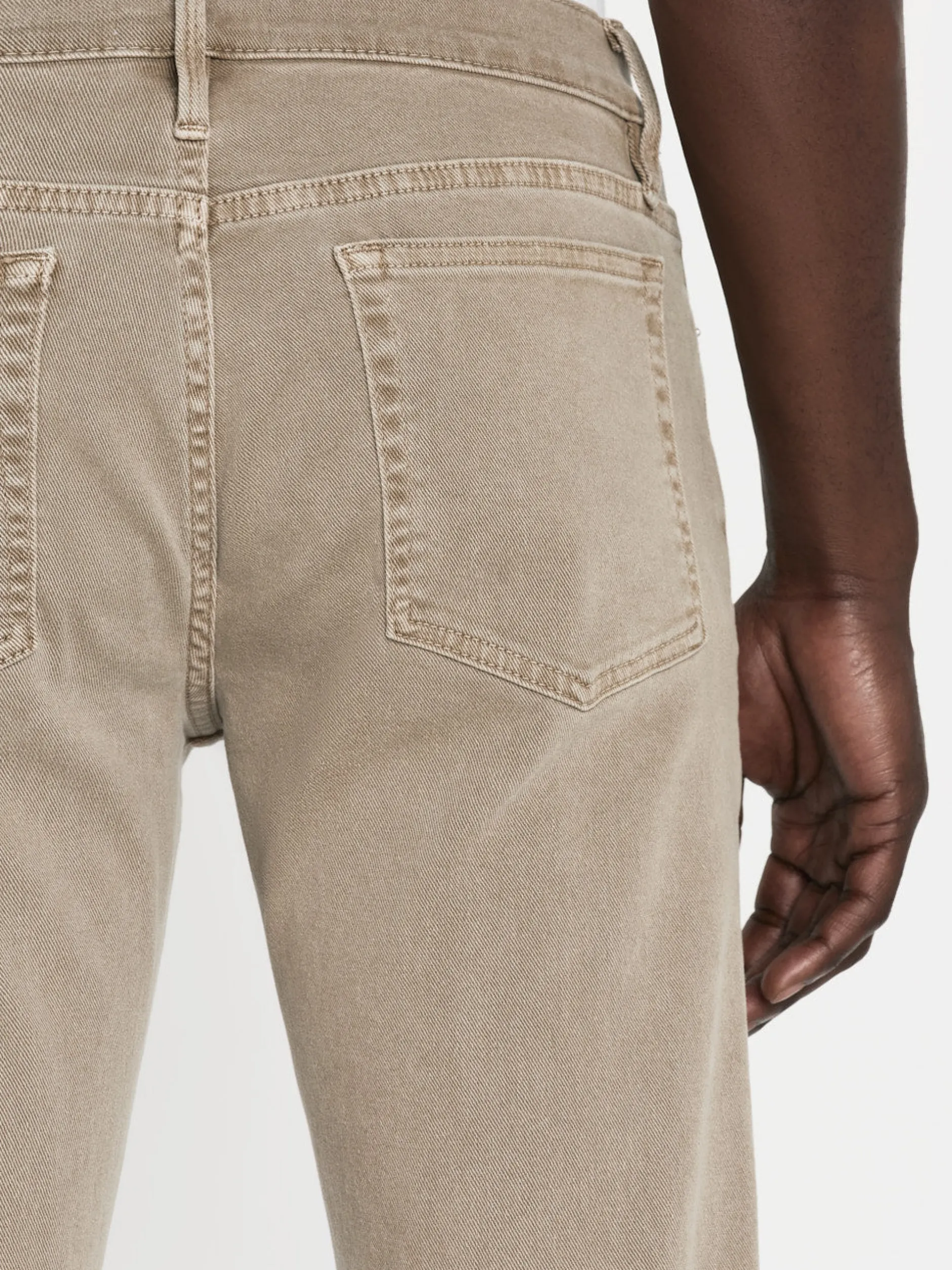 FRAME L'Homme Slim Twill in Garage Grime< Slim|Pants & Shorts