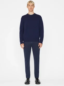 FRAME L'Homme Slim Twill in Garage Navy< Slim|Pants & Shorts