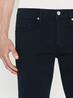 FRAME L'Homme Slim Twill in Garage Navy< Slim|Pants & Shorts