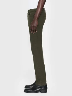 FRAME L'Homme Slim Twill in Garage Moss Green< Slim