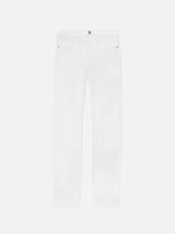 FRAME L'Homme Slim Twill in Whisper White< Slim|Pants & Shorts