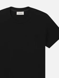 FRAME Light Weight Woolen Tee in< Tees & Polos