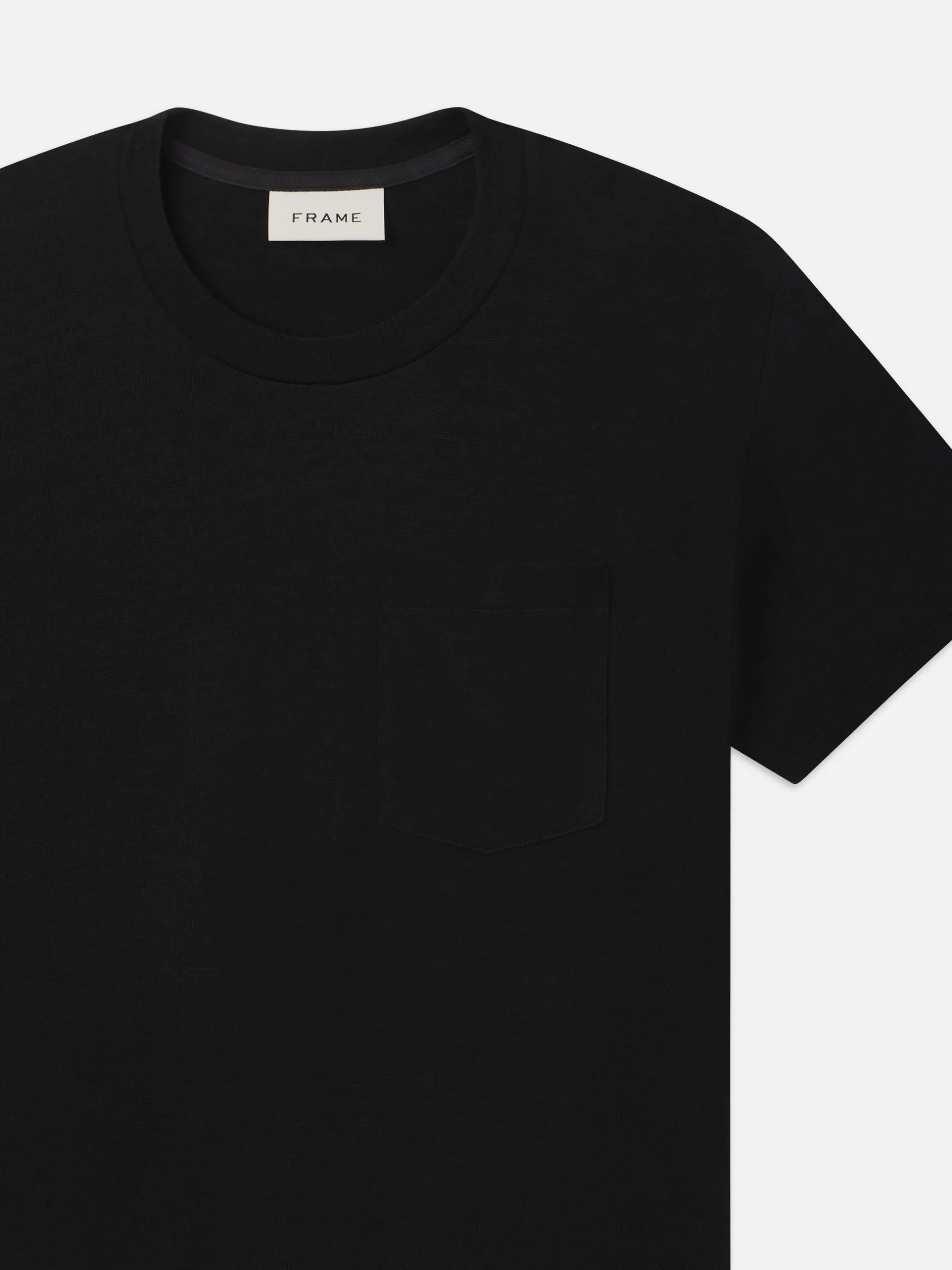FRAME Light Weight Woolen Tee in< Tees & Polos