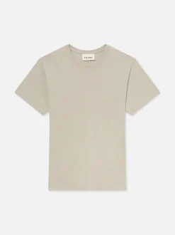 FRAME Logo Tee in Mineral Grey< Tees & Polos