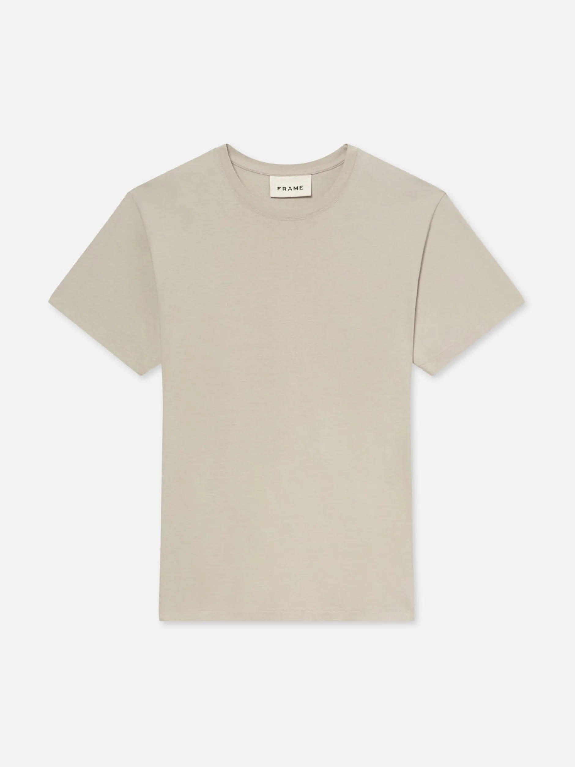 FRAME Logo Tee in Mineral Grey< Tees & Polos